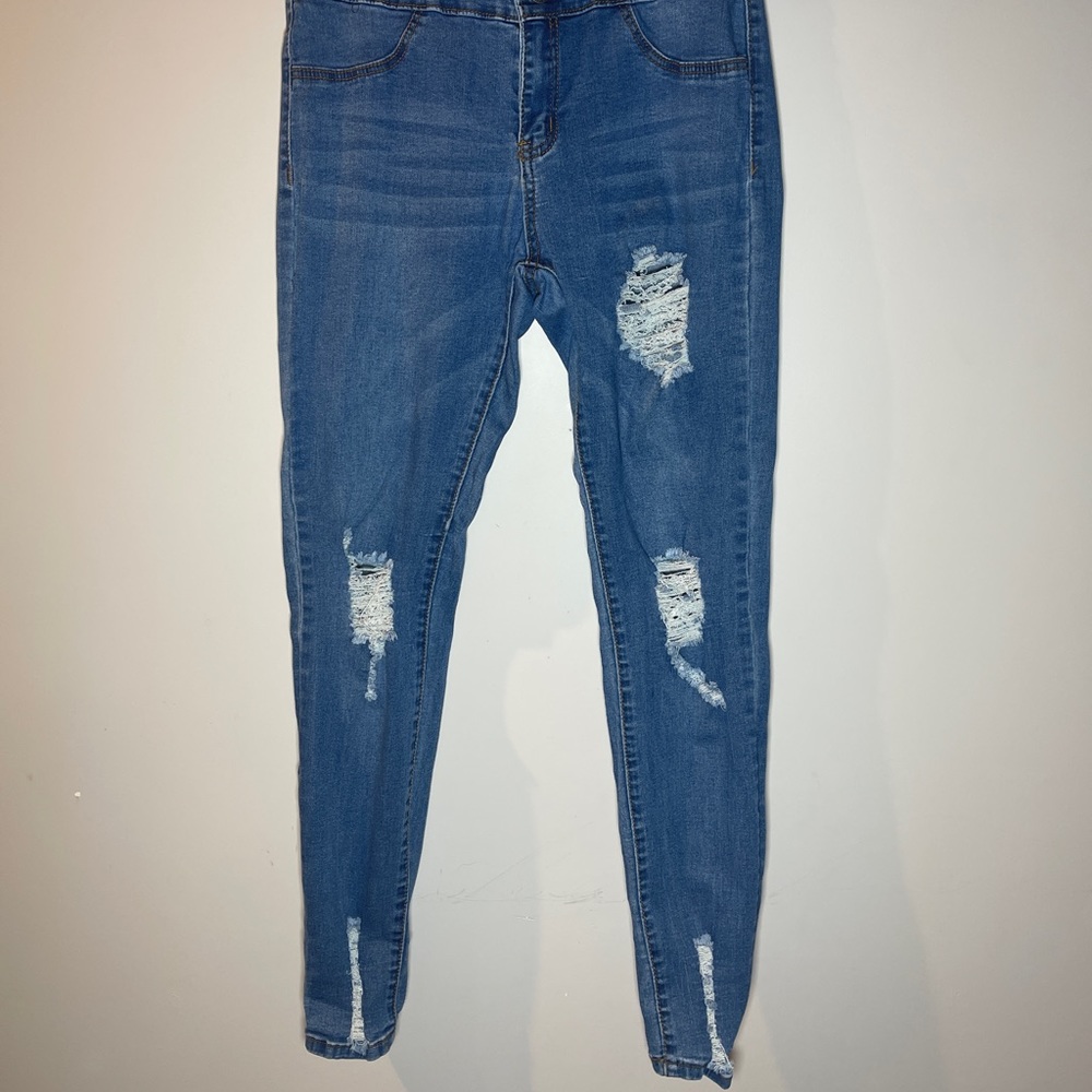 Blue Ripped Jeans